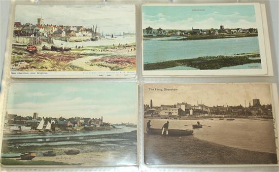 Sussex Alphabetically. An album of 170 postcards - Plummers Plain to Worthing